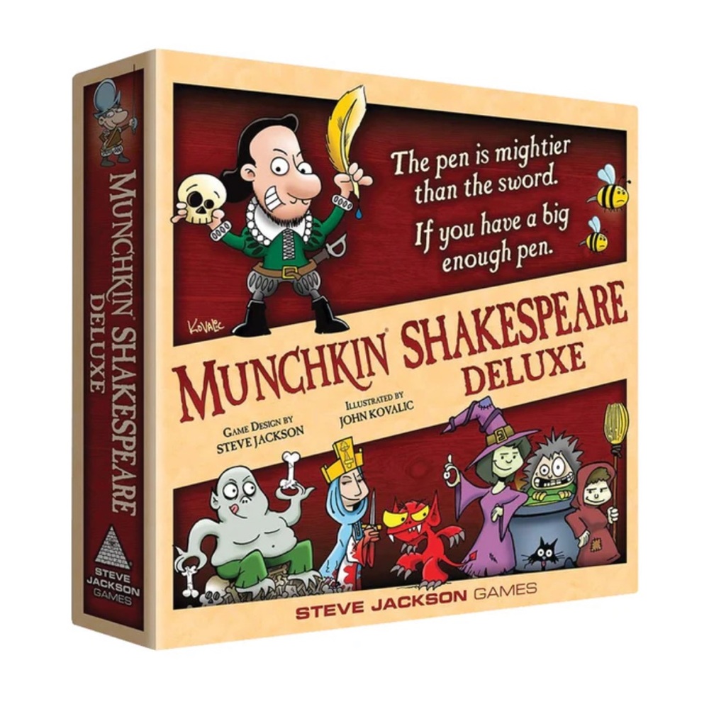 Munchkin Shakespeare Deluxe Board Game with Extra Features